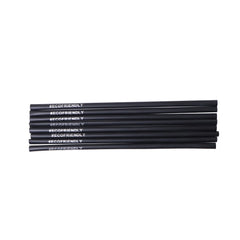 Eco Friendly Biodegradable Straw 6MM Black 100 Pieces