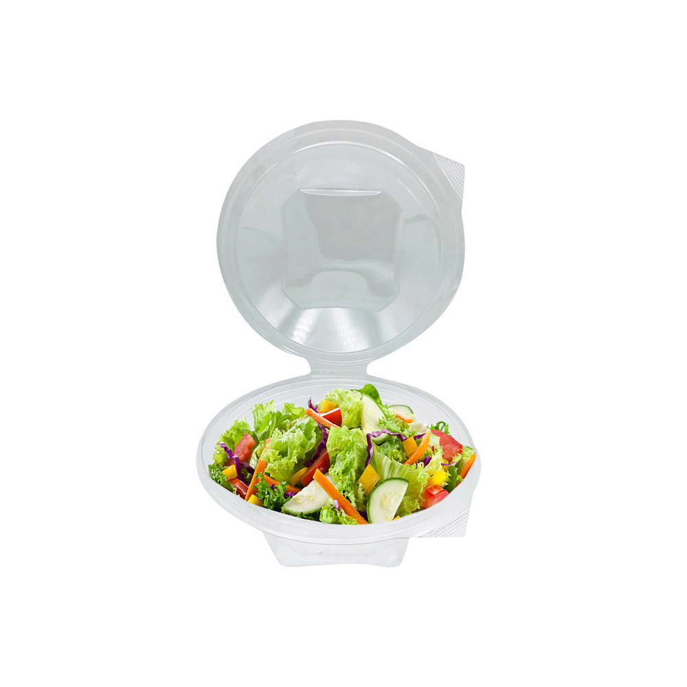 Plastic Clear Hinged Salad Bowl 16oz