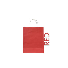 Red Paper Bag 16X8X22CM Twisted Handle