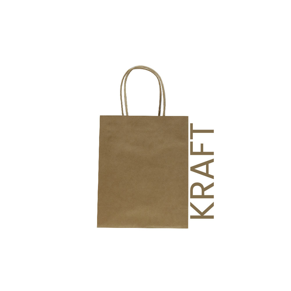 Kraft Paper Bag 16X8X22CM Twisted Handle