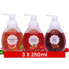 Hand Wash Liquid 250ML With Foaming Pump 3 in 1 Pack