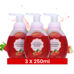 Hand Wash Strawberry Wonder Liquid 250ML With Foaming Pump