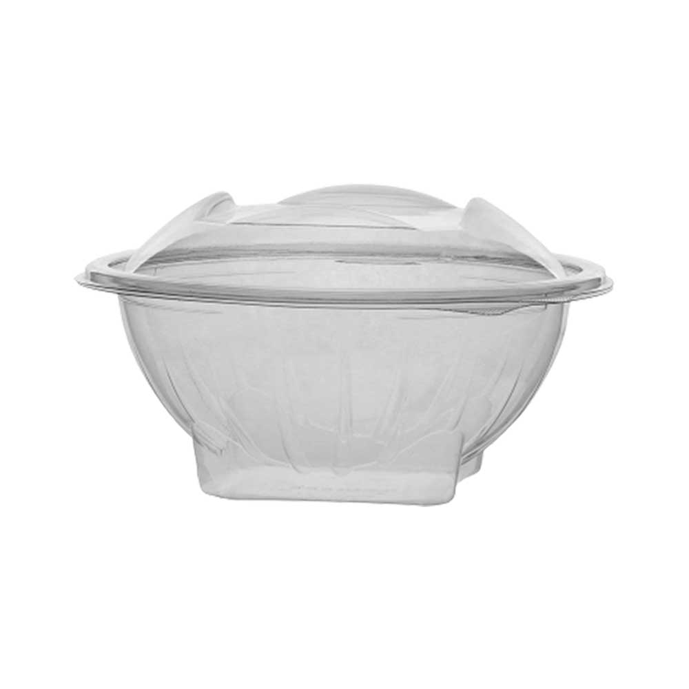 Plastic Clear Hinged Salad Bowl 24oz