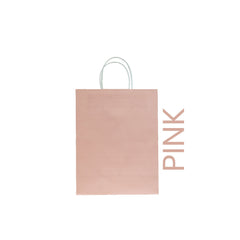 Baby Pink Paper Bag 24X28X12 Cm Twisted Handle