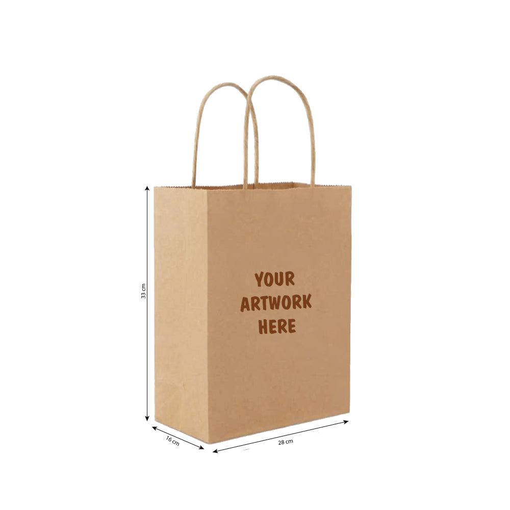 Kraft Paper Bag 28X33X16 Twisted Handle