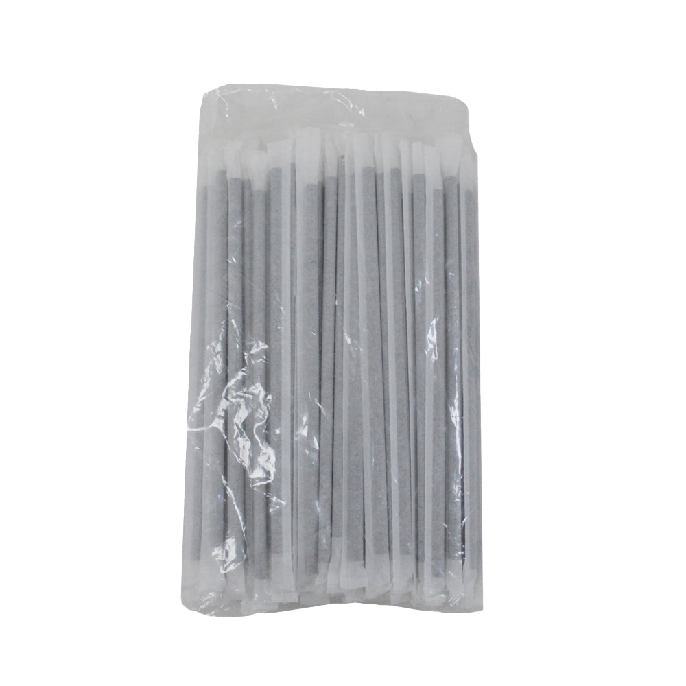 Paper Straw Black Wrapped 6 MM 300 Pieces