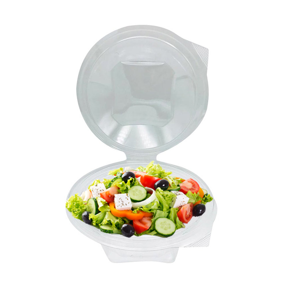 Plastic Clear Hinged Salad Bowl 32oz