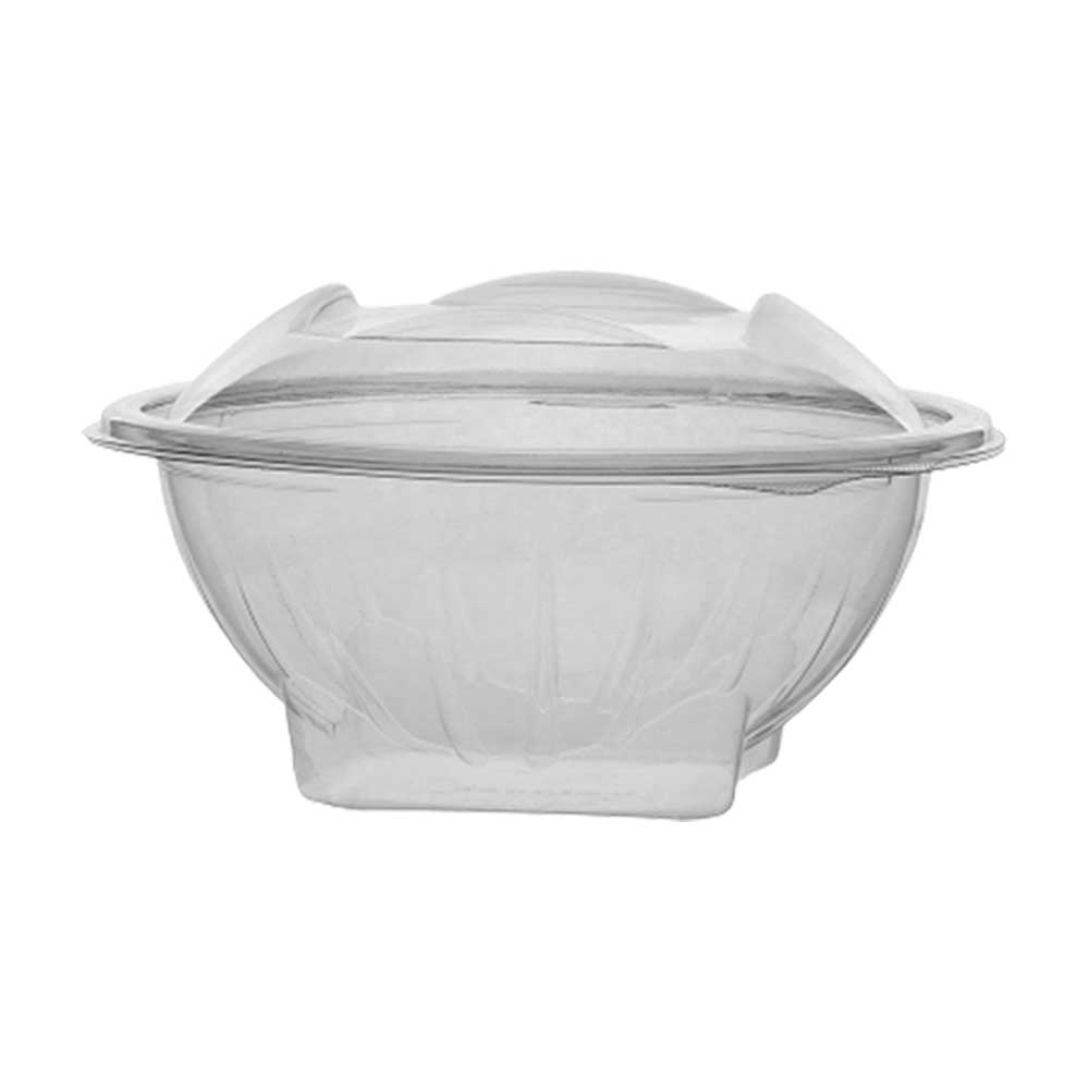 Plastic Clear Hinged Salad Bowl 32oz