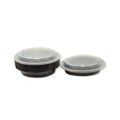 Microwave Container Round With Lid 1X150 Pieces