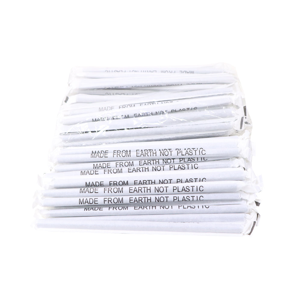 Eco Friendly Biodegradable Straw 8MM Black 100 Pieces