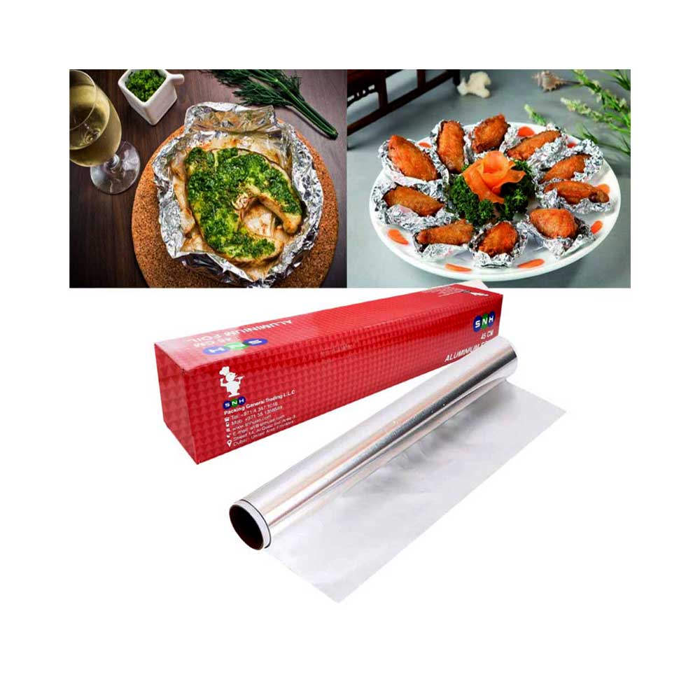 Aluminium Foil 45CM 1KG Roll 1X6 Pieces