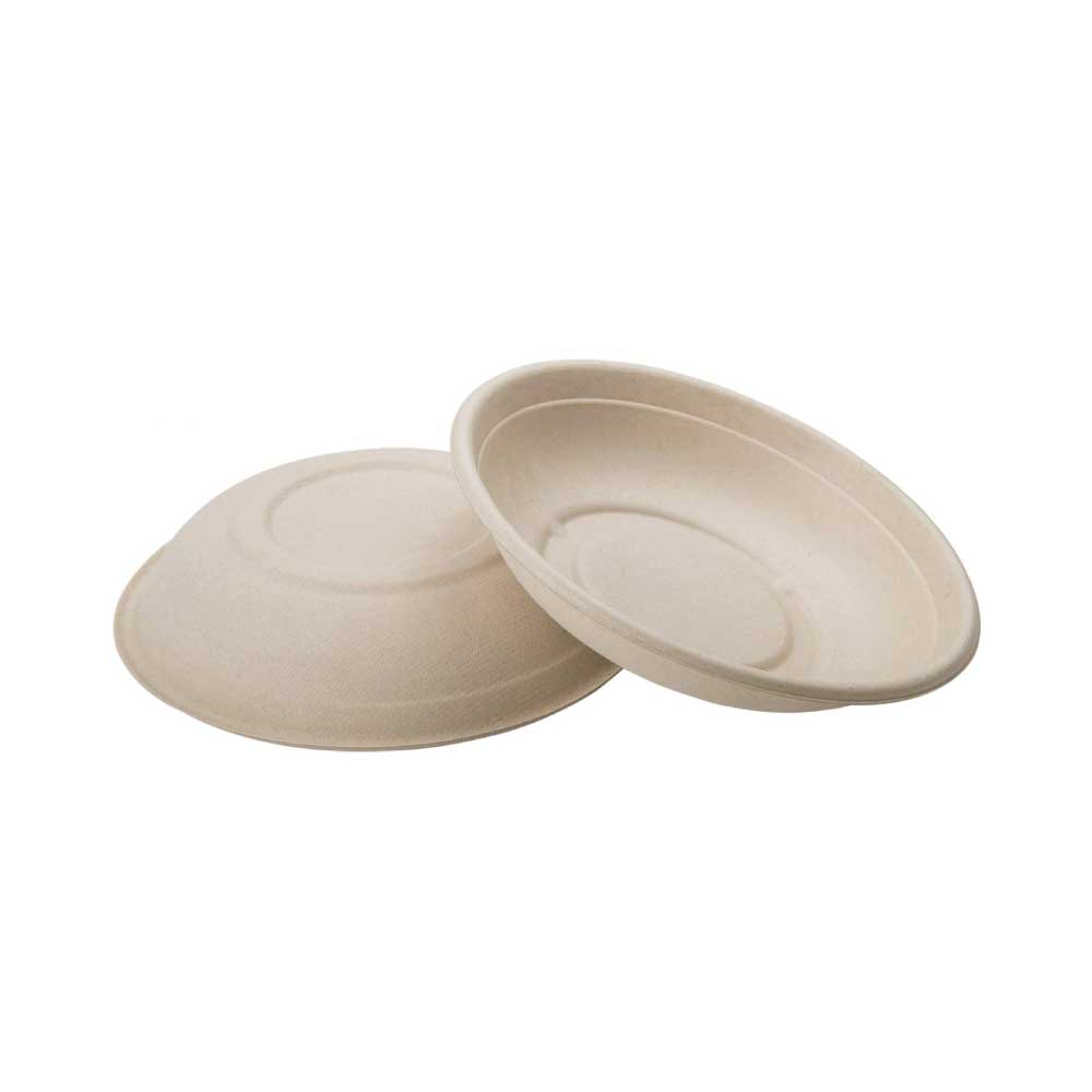 Bio Degradable Round Bowl With Pet Lid