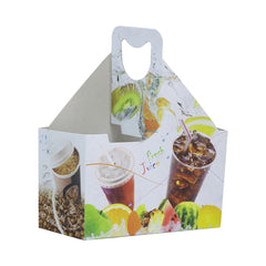 Printed Paper Corrugated 2 Cup Holder 1X250 Pieces