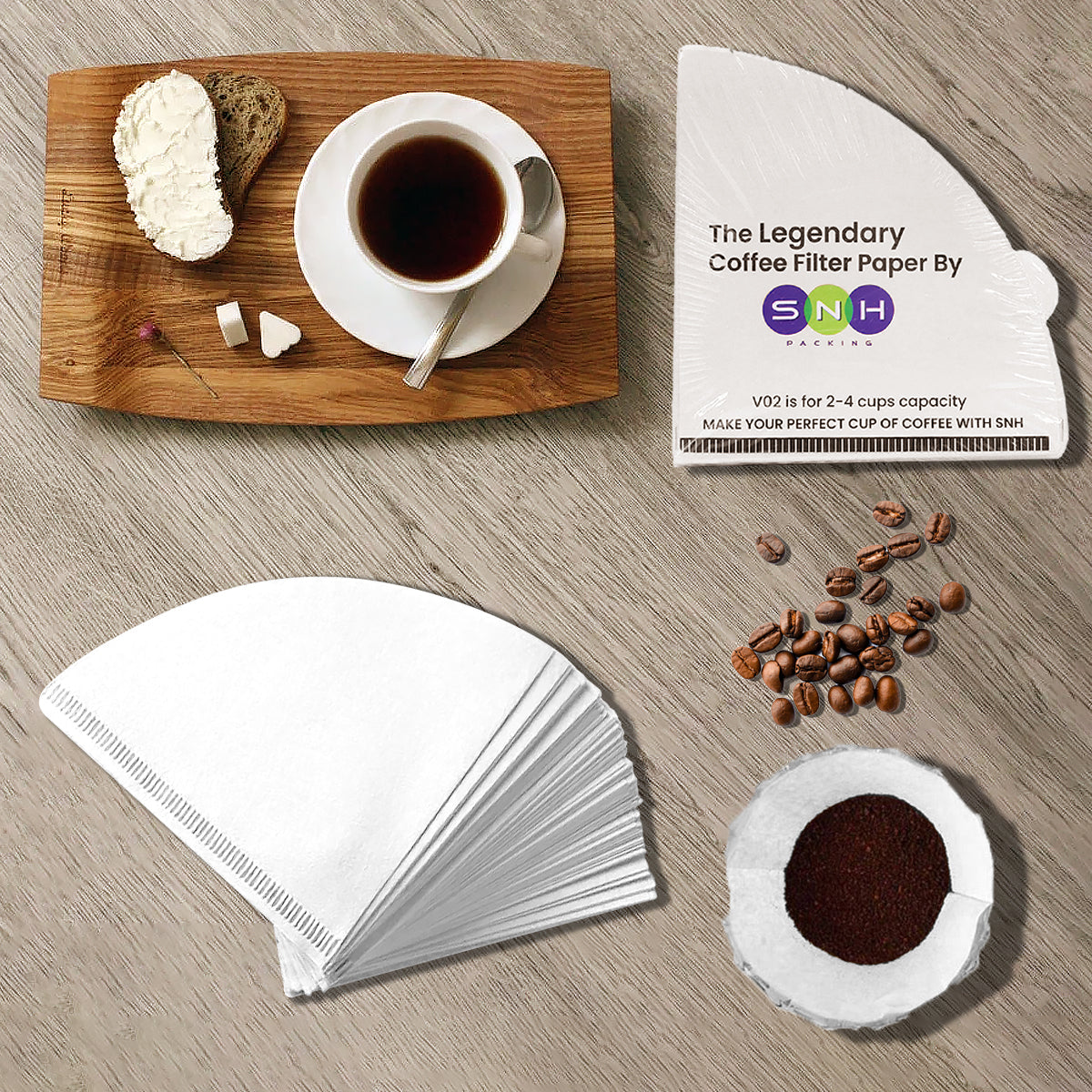 Coffee Filter Paper White 100 Pieces