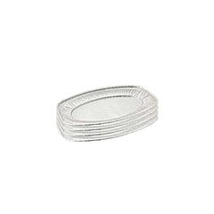 Aluminium Oval Platter 6550 Silver 1X150 Pieces