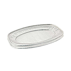 Aluminium Oval Platter 65220 Silver 1X50 Pieces