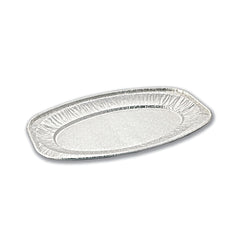 Aluminium Oval Platter 65180 Silver 1X50 Pieces