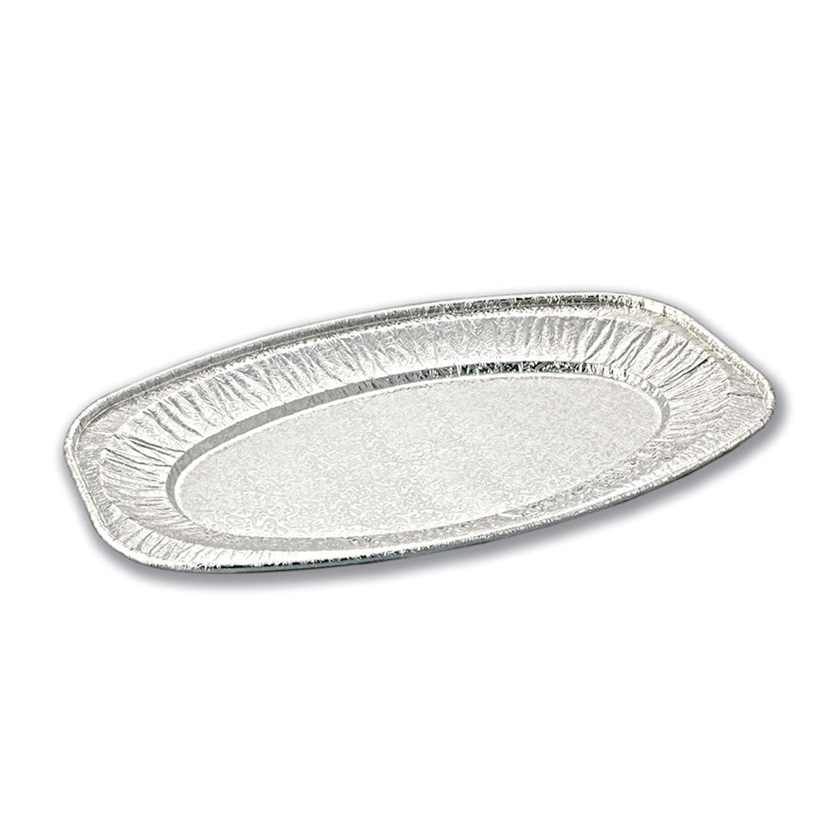 Aluminium Oval Platter 65220 Silver 1X50 Pieces