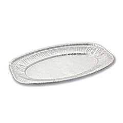 Aluminium Oval Platter 65220 Silver 1X50 Pieces