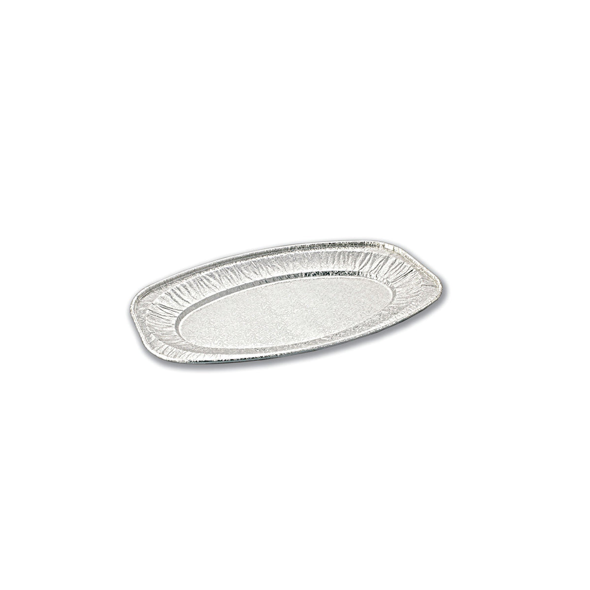 Aluminium Oval Platter 6550 Silver 1X150 Pieces