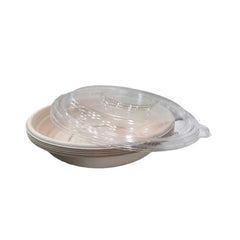 Bagasse Round Bowl Pet Lid 1X300 Pieces