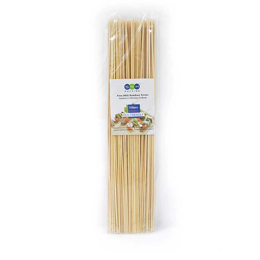 SNH Bamboo Skewer Sticks 100 Pieces