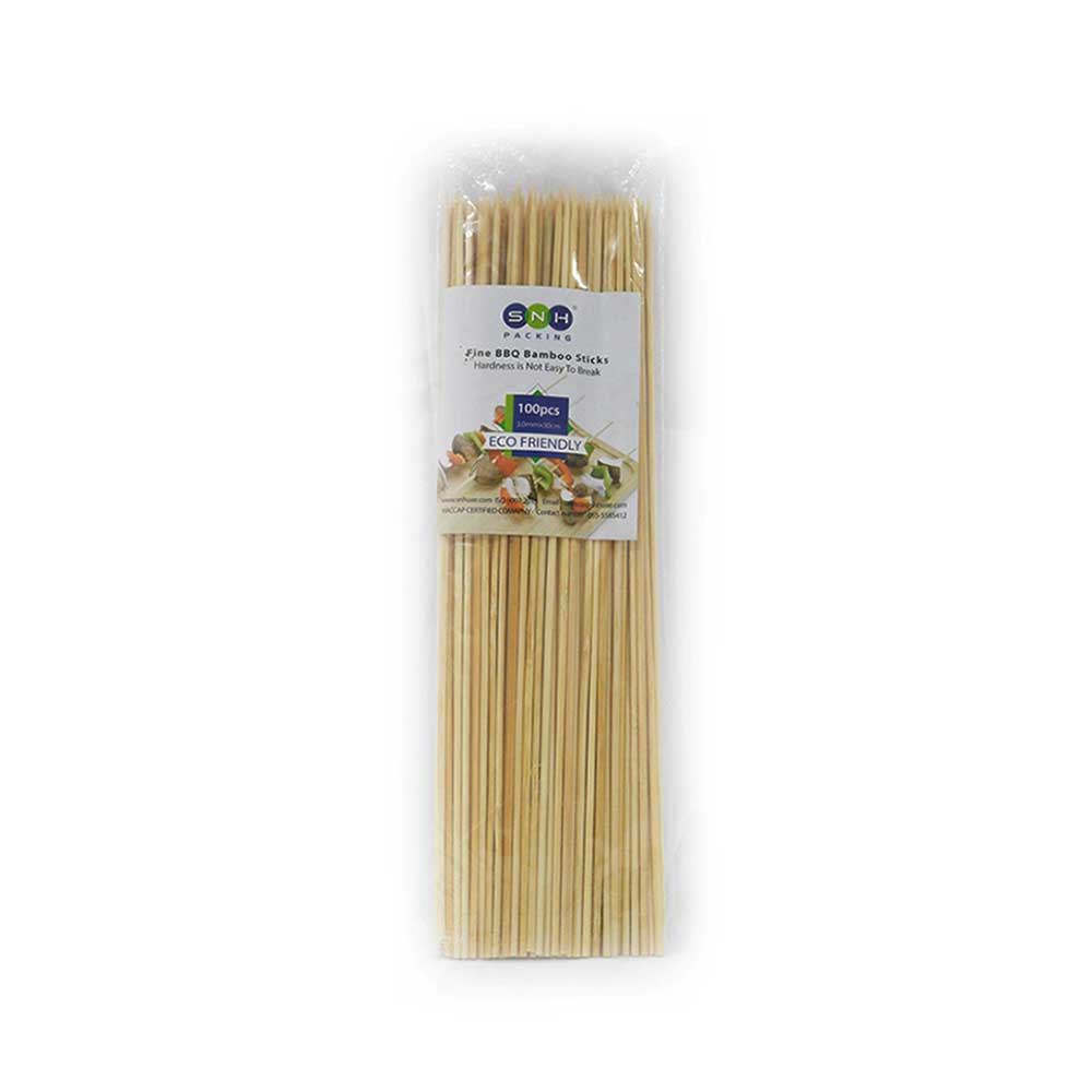 SNH Bamboo Skewer Sticks 100 Pieces