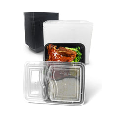 Microwave Container Rect With Lid 232 OZ 1X150 Pieces