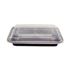 Microwave Container Rect With Lid 1X150 Pieces