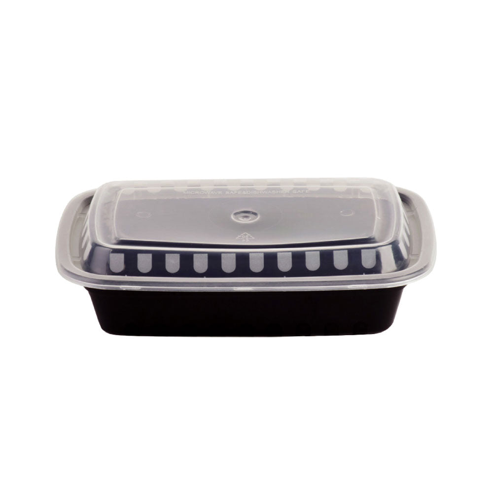 Microwave Container Rect With Lid 1X150 Pieces