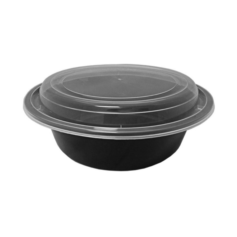 Microwave Container Round With Lid 1X150 Pieces