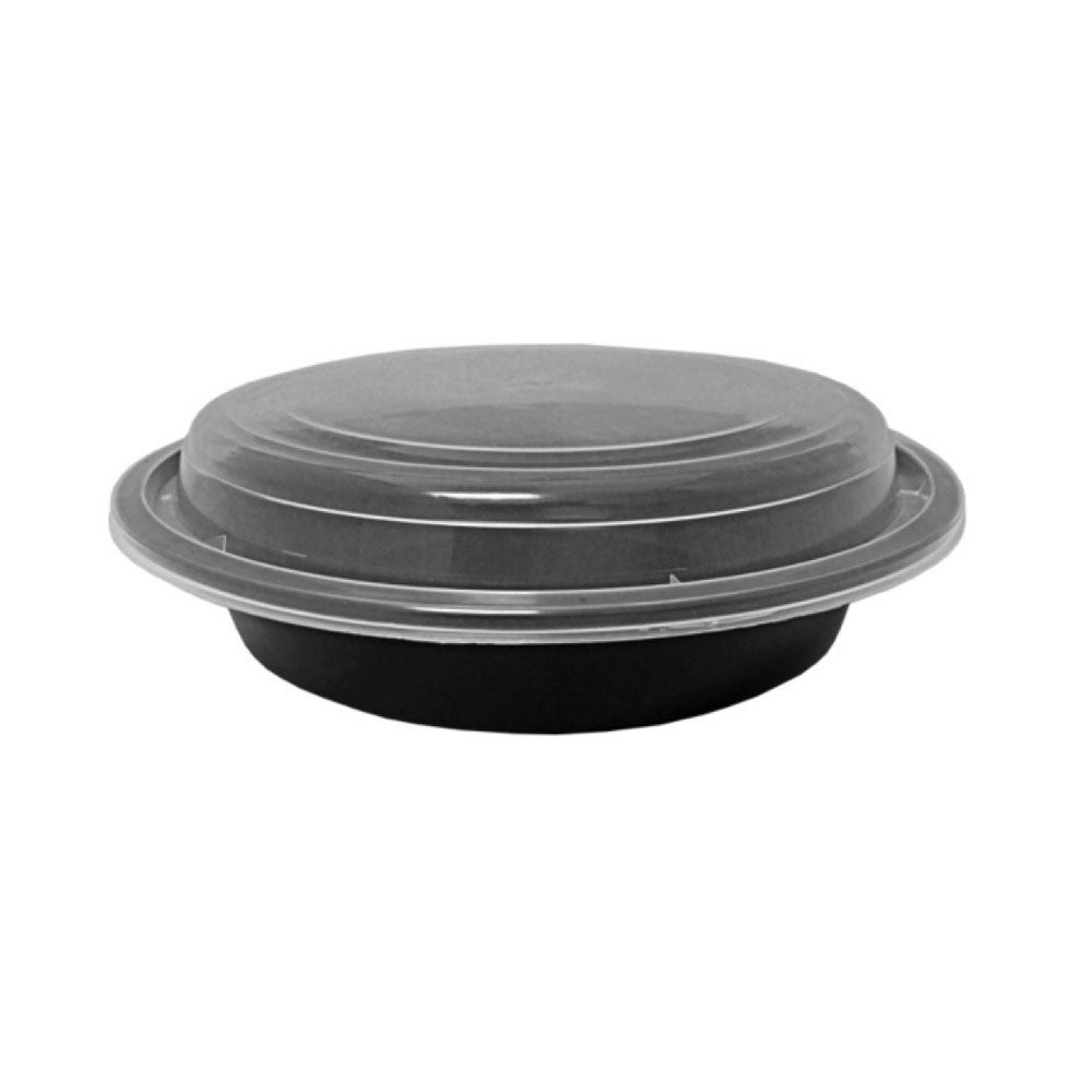 Microwave Container Round With Lid 1X150 Pieces