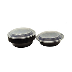 Microwave Container Round With Lid 1X150 Pieces