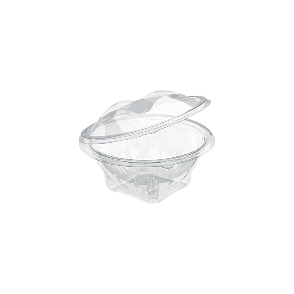 Plastic Clear Hinged Salad Bowl 8oz