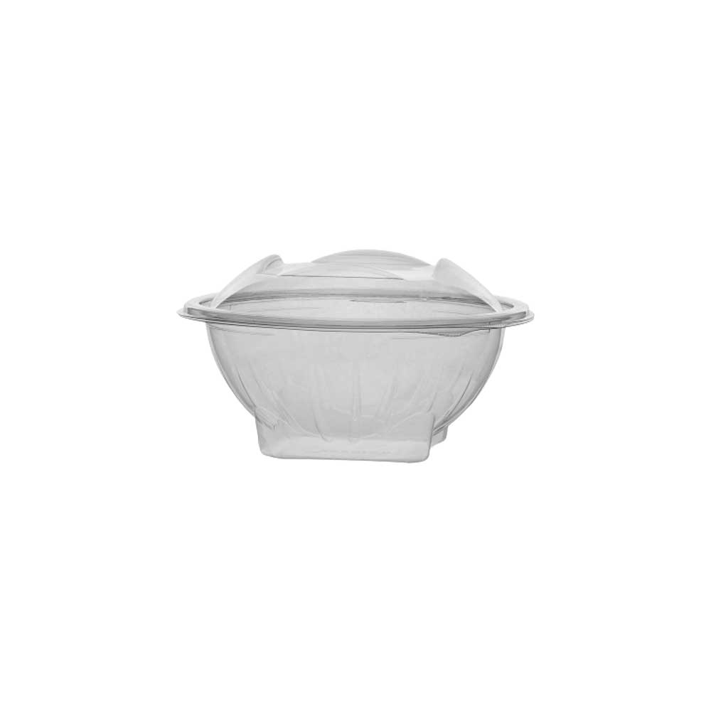 Plastic Clear Hinged Salad Bowl 8oz