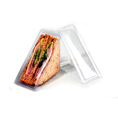 Clear Hinged Sandwich Single Wedge 600 Pieces