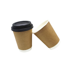 Coffee Cup Brown 8 Oz Double Wall 1X500 Pieces