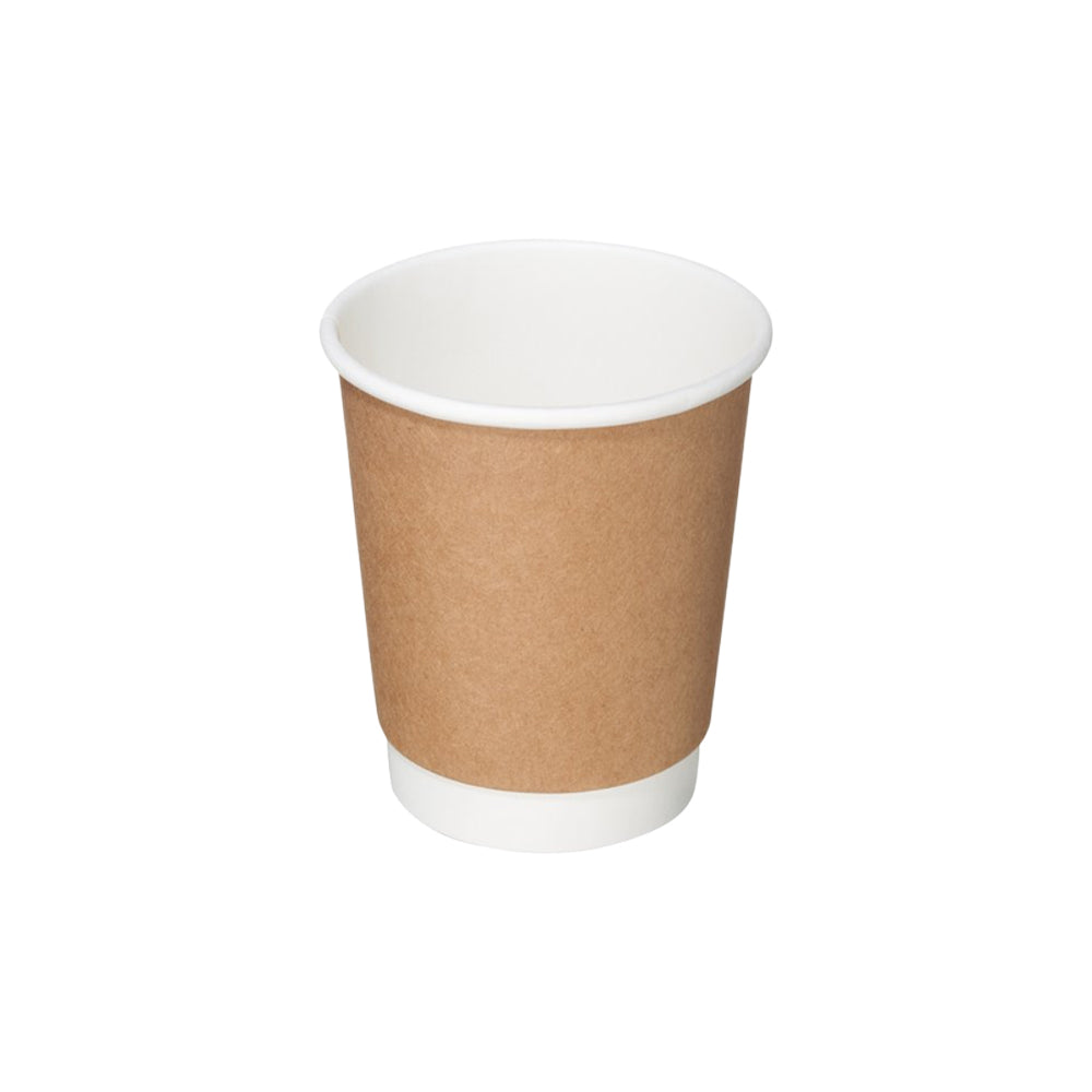 Coffee Cup Brown 8 Oz Double Wall 1X500 Pieces