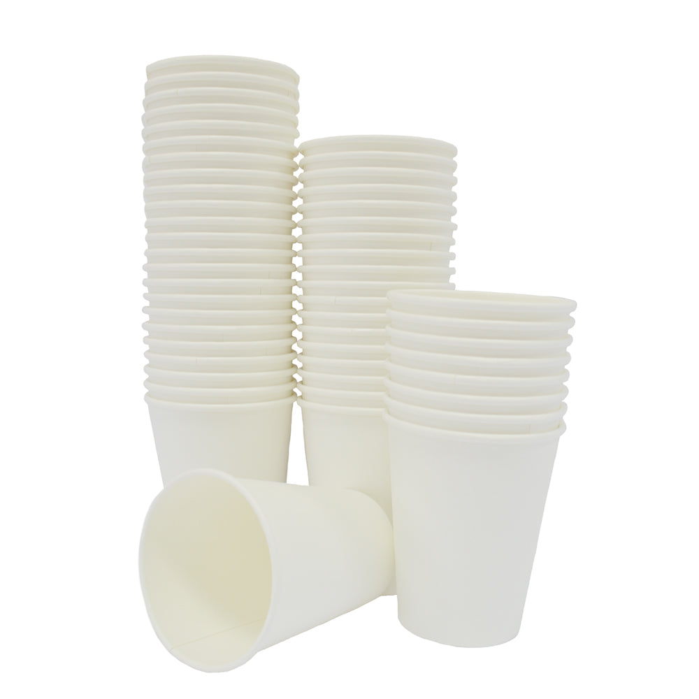 Single Wall Cup White 8 Oz Without Lid 50X20 1000 Pieces