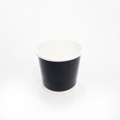 Double Wall Coffee Cup Black Without Lid 50 Pieces