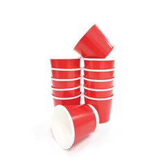 Double Wall Coffee Cup Red Without Lid 50 Pieces