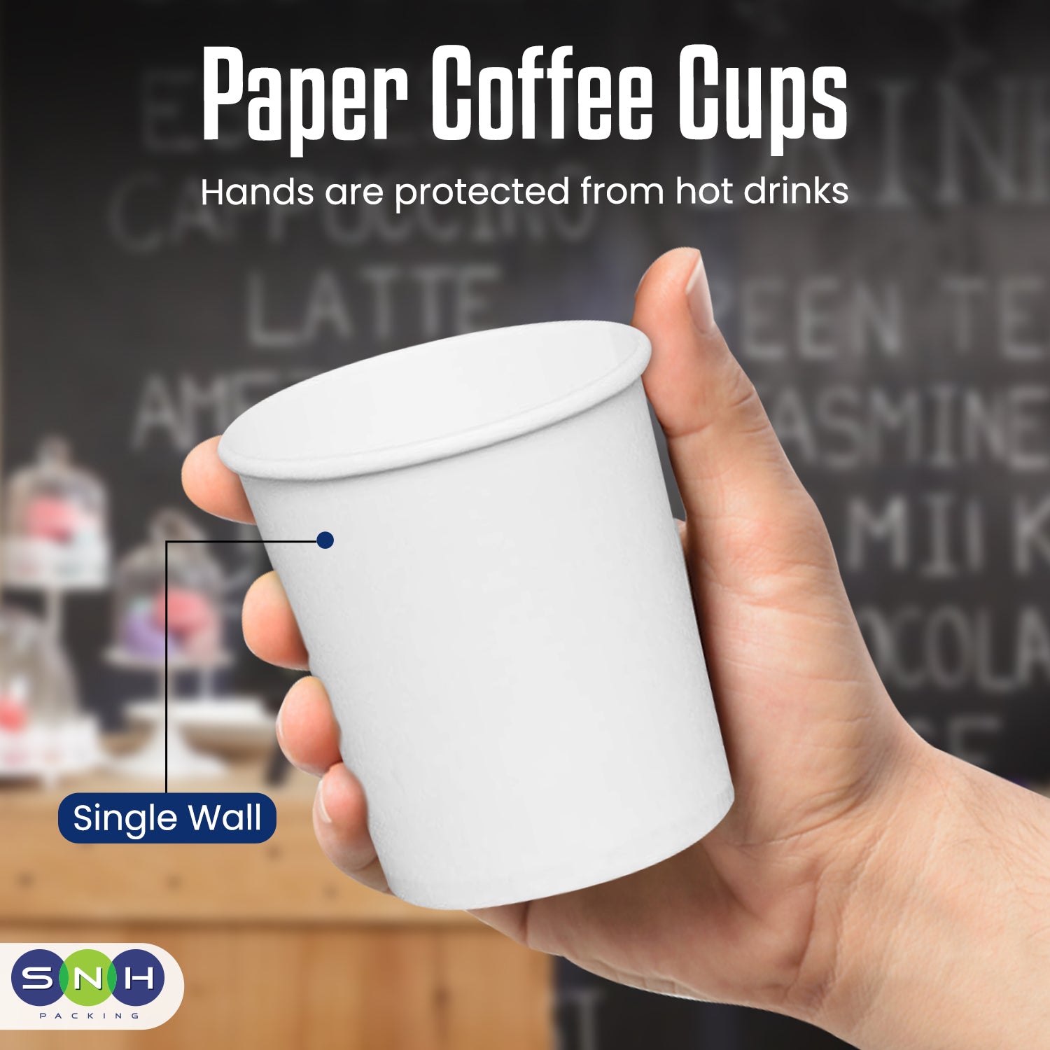 Paper Cup 4 OZ Single Wall 1X1000 Pieces