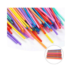 Fancy Flexible Straw Multi Color 6MM 2400 Pieces