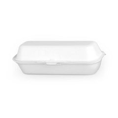 Disposable Foam Hot Dog Box 9Inch 1X250 Pieces