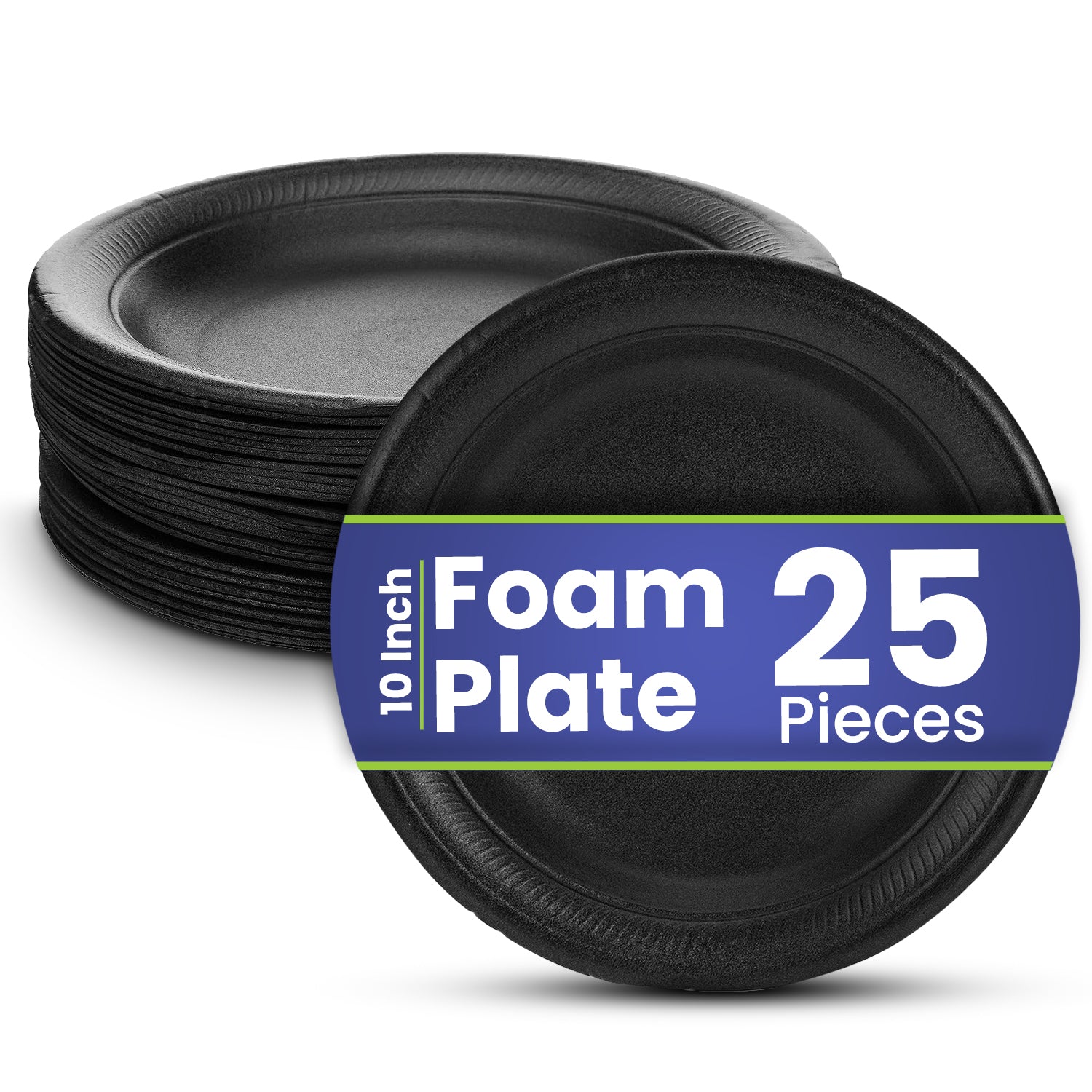 Disposable Black Foam Plates