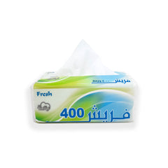 Fresh Nylon Facial Tissue 400 Sheet 5 Pieces