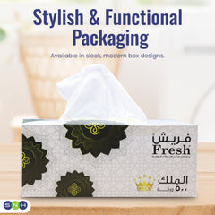 Fresh Facial Tissue 500 Sheets 2 Ply Pack 10 Pieces