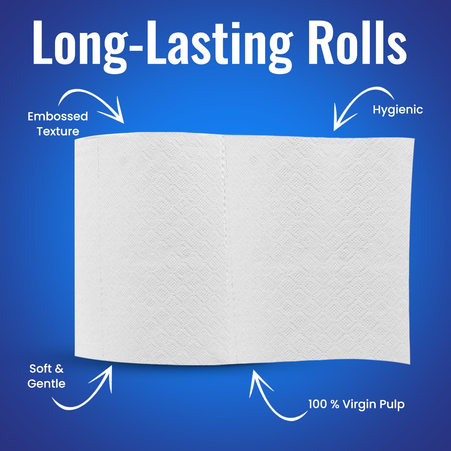 Maxi Roll 700 Grams Plain Pack of 6 Pieces