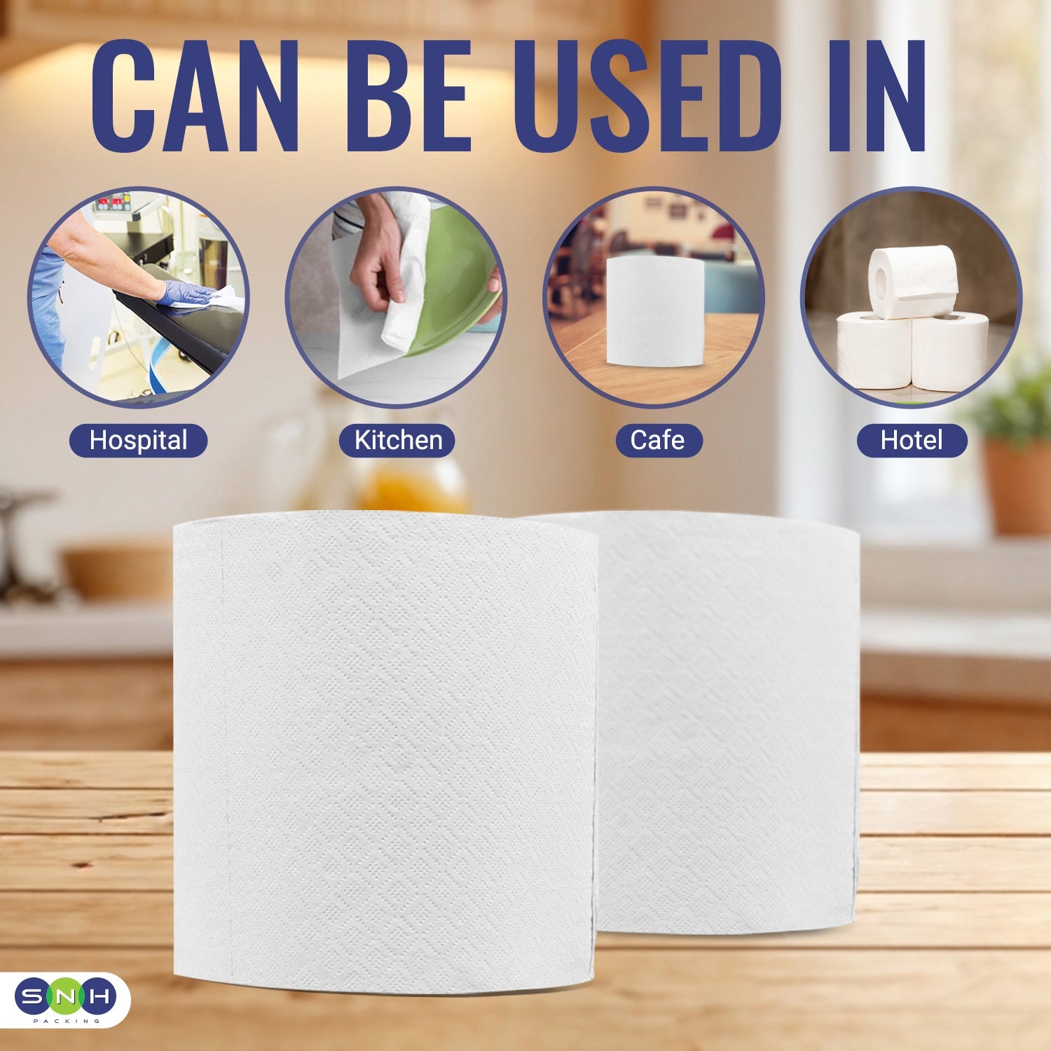 Maxi Roll 700 Grams Plain Pack of 6 Pieces