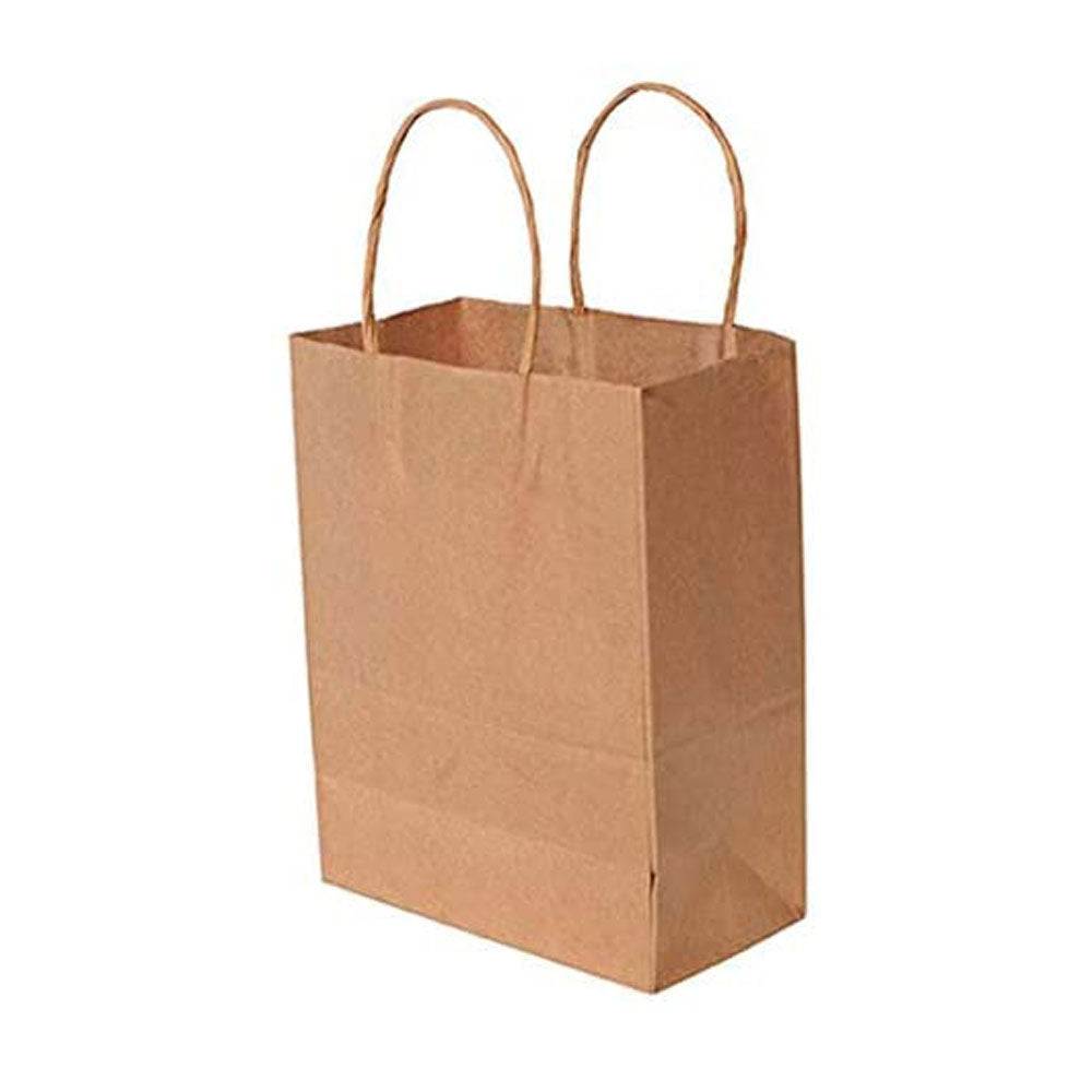 Kraft Paper Bag 27X22X11CM Twisted Handle 1X500 Pieces